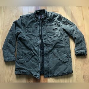 Levi’s Men’s Vintage Cargo Jacket/Coat Dark Green XL